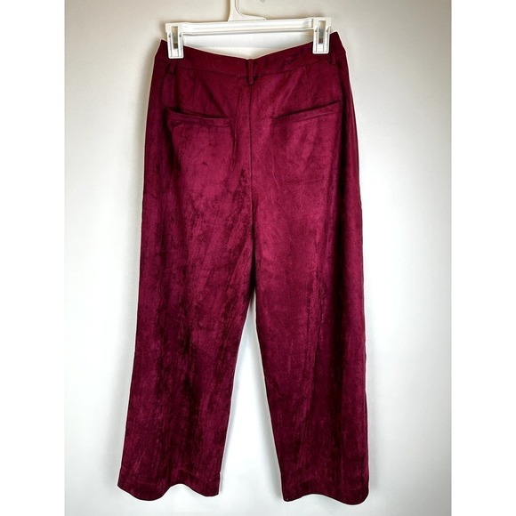 NWT Saint Geraldine Dark Red Cropped Pant size SMALL - Picture 7 of 7